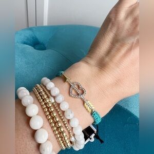 Juicy Couture Pave Heart & Arrow Friendship Bracelet. NWT